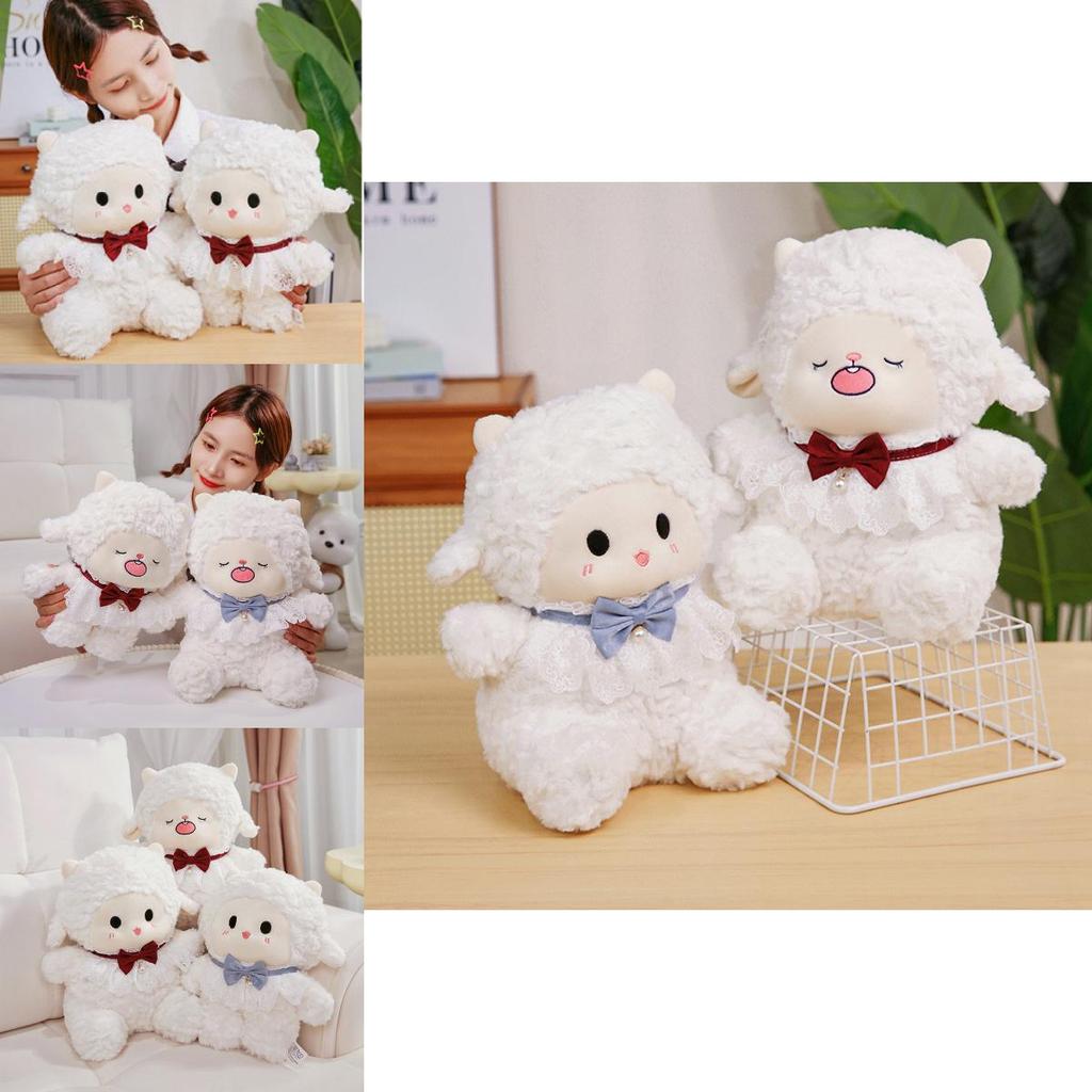 Adorable Plush Sheep Doll Soft Toy Perfect For Kids Bedtime Cuddles And Birthday Gifts
