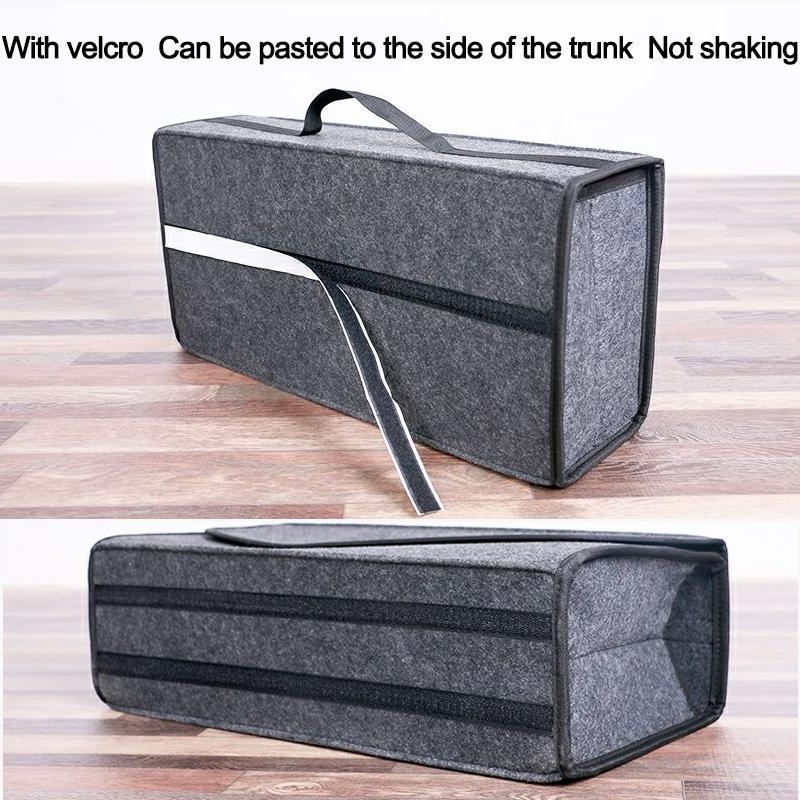 Valve Stems Caps VW Car Interior Organizer Box Foldable Felt Cloth Storage Bag For Volkswagen Polo Golf GTI CC Tiguan Arteon Pas zw4