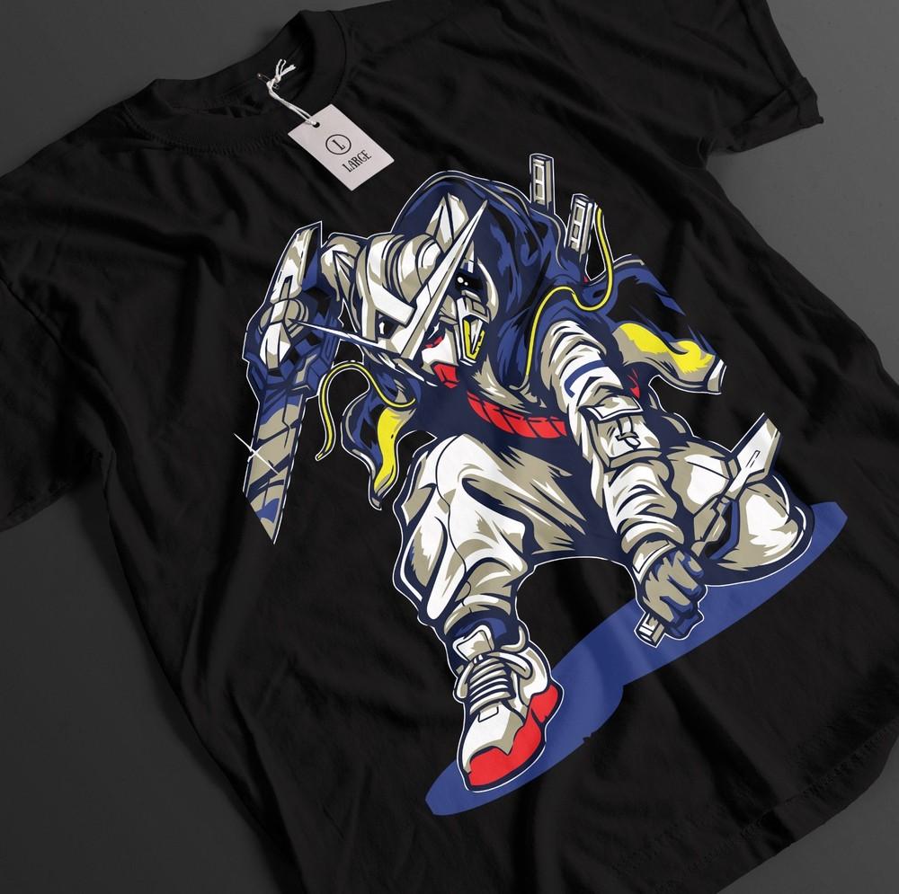 

Gundam Shirt Amuro Tshirt Char T-Shirt Kamille Top Setsuna Robot Suit Anime Tee XL