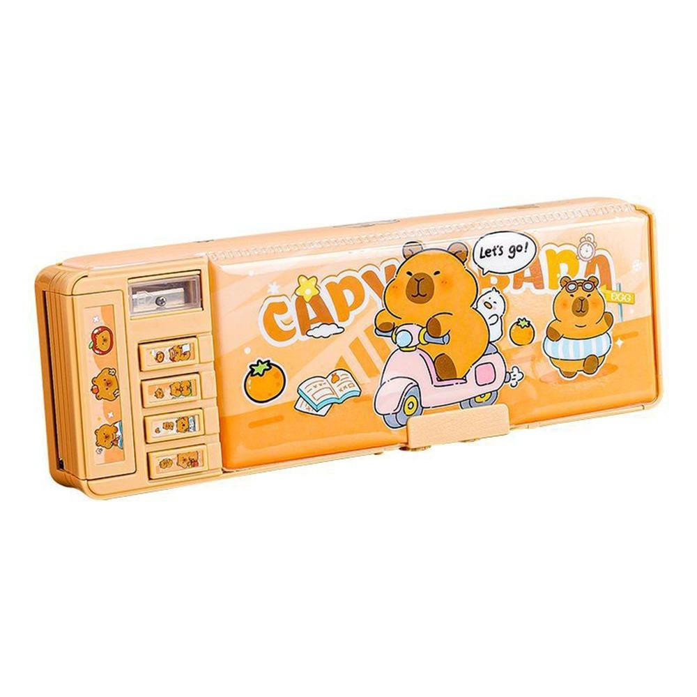 Doppelschichtige Schreibwarenbox Multifunktionale Hightech-Stiftebox Stifteboxen Schul- Bürobedarf