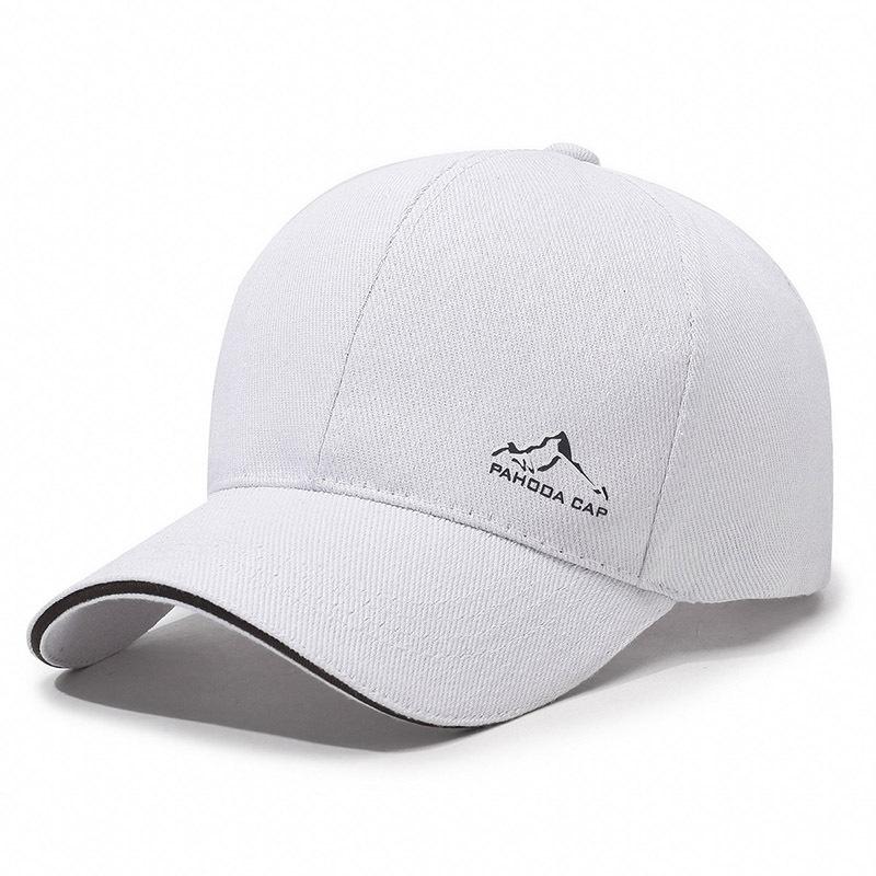 Spring and Autumn New Mezzanine Brim Hard Top Hat Men's and Women's Outdoor Leisure Sports Print Mountain Peak Pattern Baseball Cap Tide