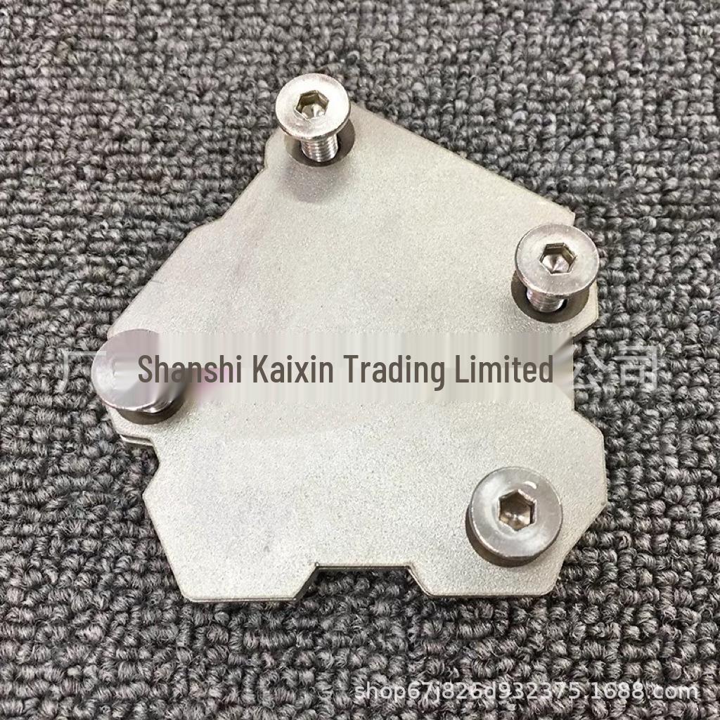 Universal Motorcycle Kickstand: Enlarged, Widened Foot Pad with Thickened Stainless Steel. серебряный