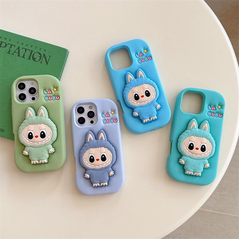 Cartoon Holder IPhone14/13 for 11 Apple 17/16/15 PROMAX Mobile Phone Case 12 Sets