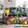 Custom Name Ben Alien Force Throws Blanket Flannel Blankets for Couch Bed Gifts for Men Women Picnic Blanket Christmas Fan Gifts