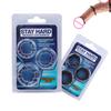 3Pcs Silicone Beaded Penis Rings Delaying Ejaculation Cock Rings Lock Ejaculation Sex Rings For Men