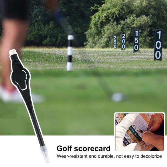 10Pcs Plastic Golf Scoring Pens Wear Resistant Bright Color Lightweight Portable Golf