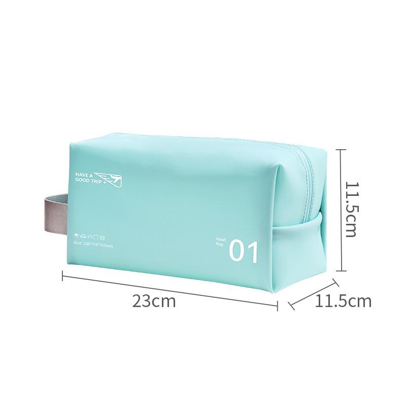 

Waterproof Stylish Portable Beach Bag Pvc Makeup Organizer Travel Toiletry Bag StyleA