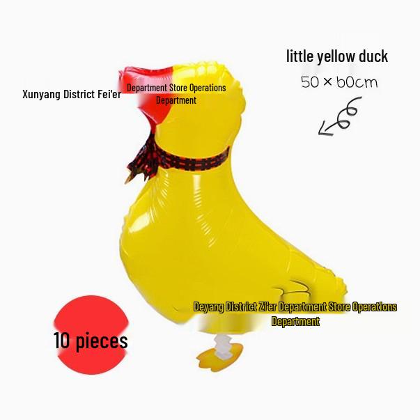 Cartoon Animal-Shaped Walking Pet Balloon for Children's Birthdays