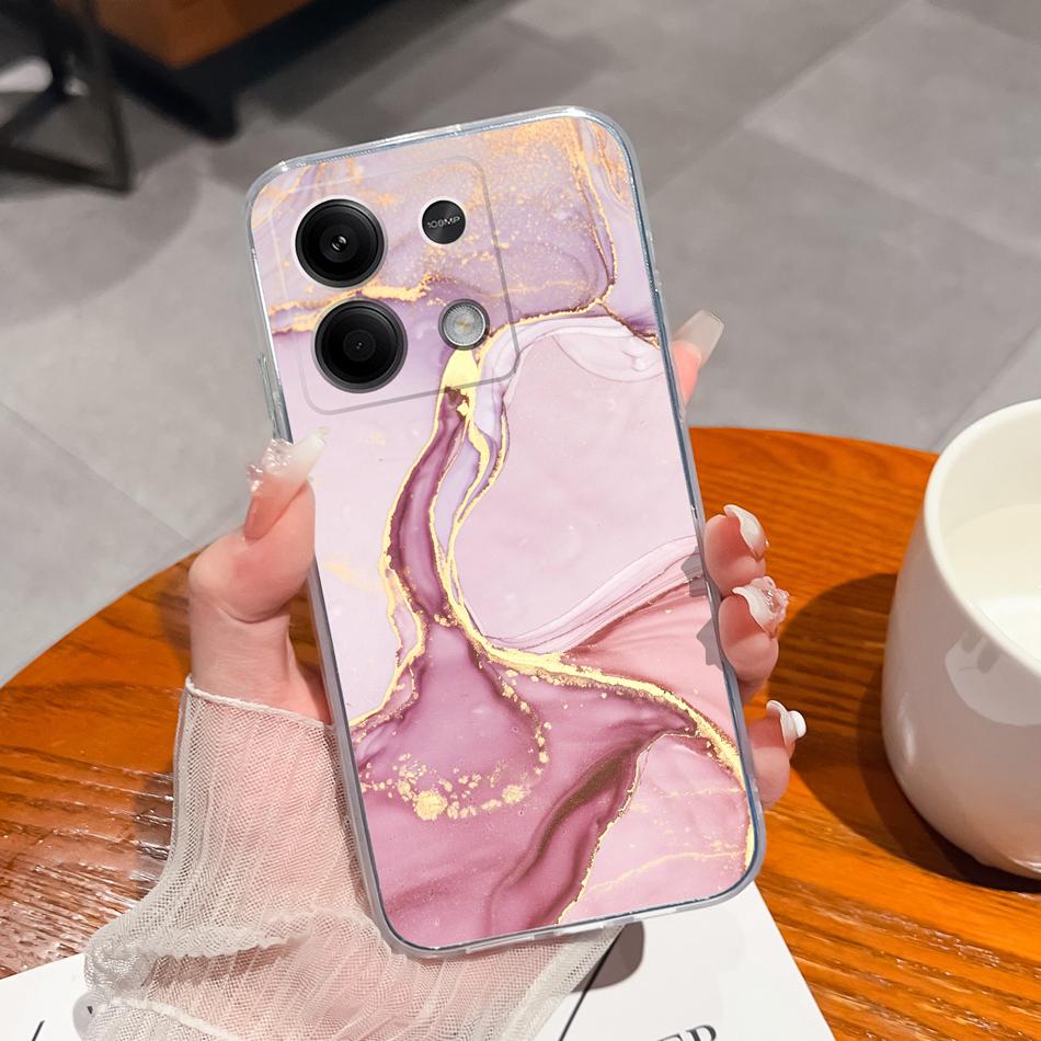 For Redmi Note 13 Pro Plus Phone Case Creative Fun Soft Slim Silicone Transparent Anti Drop Back Cover For Redmi Note13 13Pro+