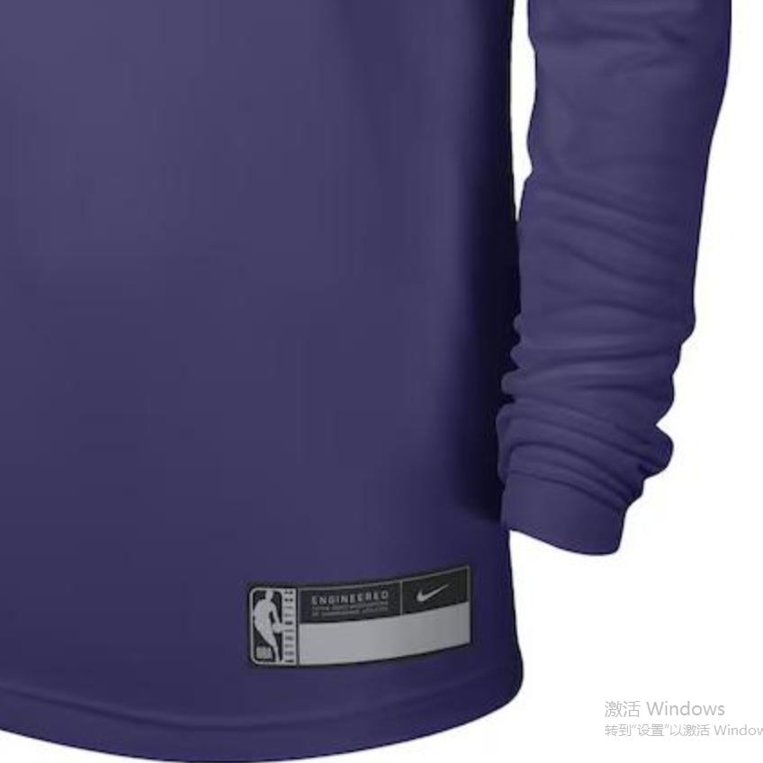 Nike T Shirts Men's Purple Crew Neck Moderate Straight Fit FD9963-566