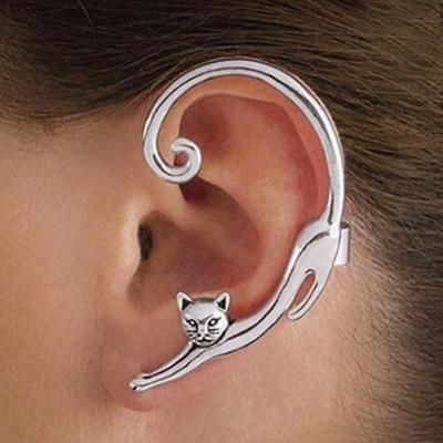 Europäischer und Amerikanischer Stil Niedliche Cartoon Katze Ohrringe mit 3D Tierdesign