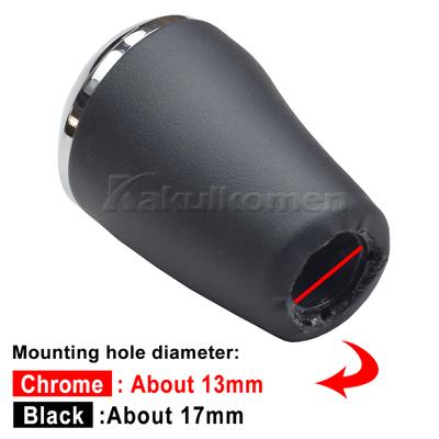 Leather 5/6-Speed Gear Shift Knob for MAZDA 3 BK BL 5 CR CW 6 II GH CX-7 ER MX-5 NC III 23 MT Leather Shifter Lever Arm Headball
