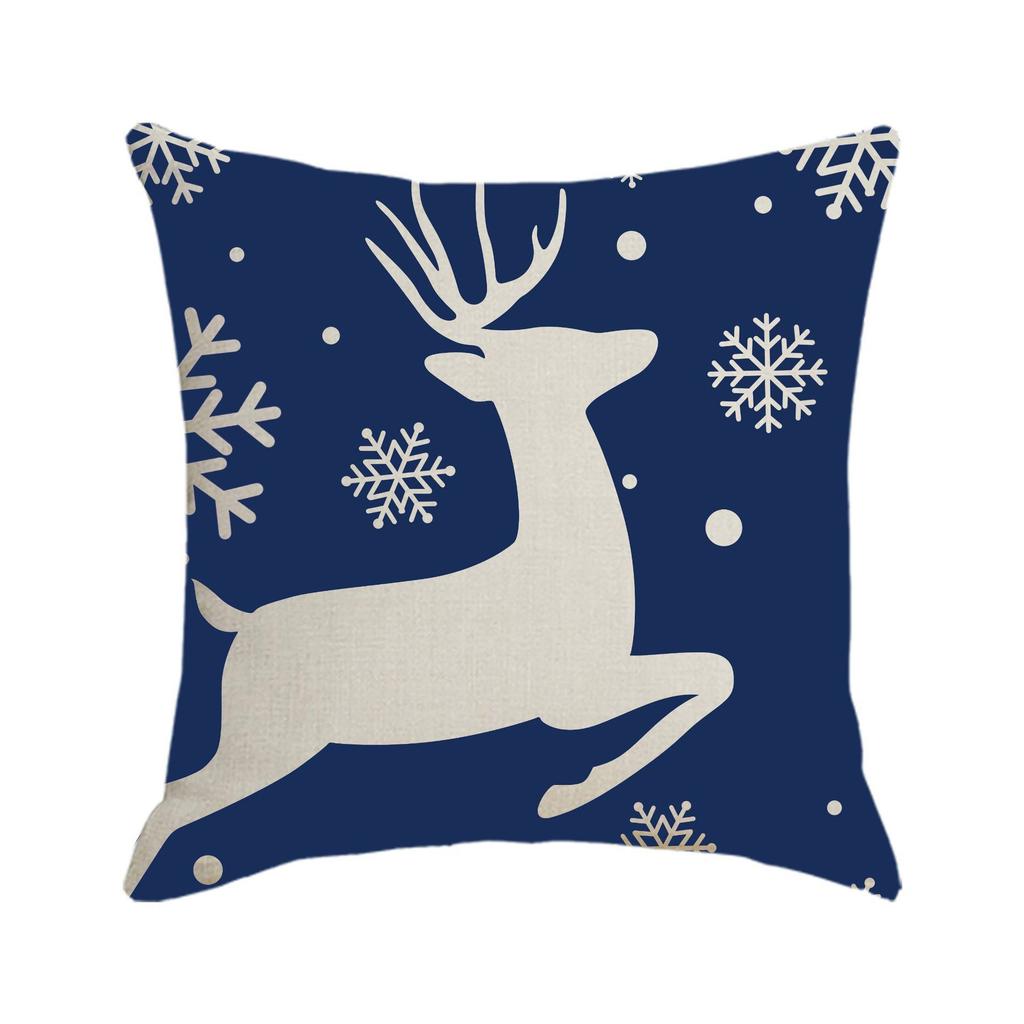 New Christmas Pillow Cover, Festive Pillow, Cushion Cover, Gift Backrest Cover, Waist Cushion Cover