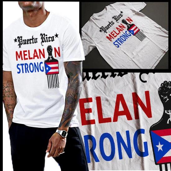 Afro Latino Puerto Rican T-Shirt African And Latin Heritage Melanin Boricua New 4XL