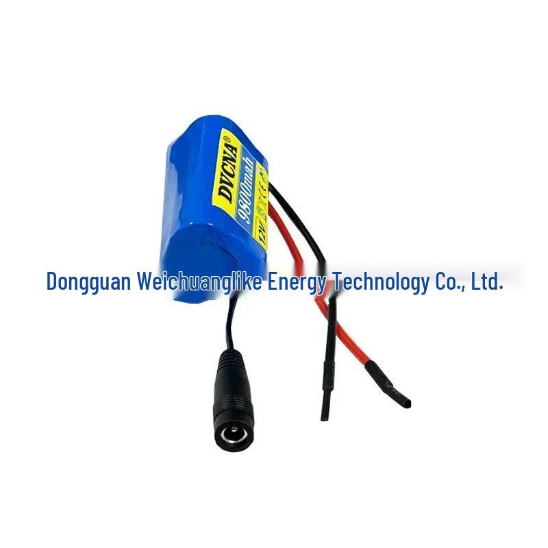 12V 9800mAh 3S1P 18650 Lithium Battery Pack for CCTV Cameras