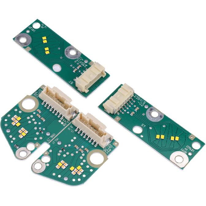 4PCS Yellow DRL LED Boards Compatible with BMW 5 Series F90 M5 G30 G31 2021-2023 Angel Eyes DRL LED Modules Board Stabilizer