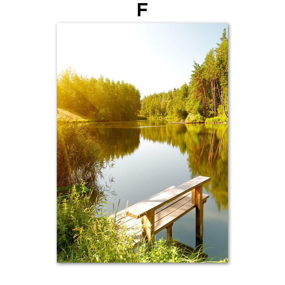 

Весенний Подсолнух Идиллический Озерный Пейзаж Плакаты И Принты Холст Картина Скандинавское Настенное Искусство Картины Для Гостиной Домашний Декор 21X30cm No Frame