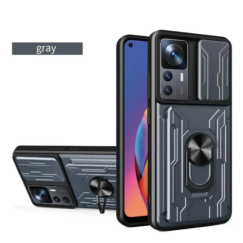 

Розкішний ударостійкий чохол для Xiaomi 15T Pro Redmi Note 14 Pro Poco X7 Pro Зсувний захист камери Багатофункціональний жорсткий броньований чохол Funda XiaomiPoco M6 Pro 4G