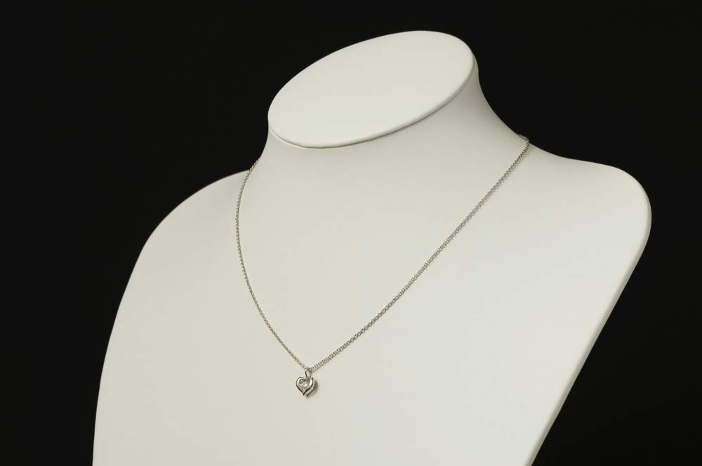 [Dancing stone] Open Heart Silver Top (Sets-8352) White Gold