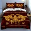 Roman Eagle Motif Bedding Duvet Cover Sets Duvet Covers Pillowcases Gifts (1 * Duvet Cover 2 * Pillowcases, Without Duvet Insert)