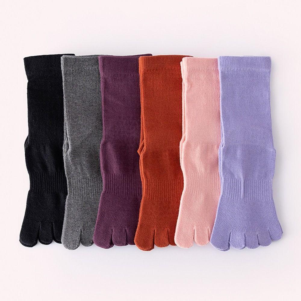 Cotton Yoga Socks Anti-slip Sport  Stockings Professional Training Socks  Fitness Workouts