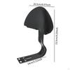 Passenger Backrest Back Rest Cushion Easy Installation Soft Comfortable Detachable