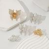 High-End Alloy Butterfly Small Claw Hair Clip for Women - Elegant Half-Up Hairstyle Accessory
