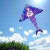 Weifang Hongyun Kite Children Cartoon Mermaid Kite New Triangle Light Breeze Flying Girl Goldfish Swallow 1.6m Mermaid [pink]