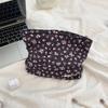 Large Capacity Cute Cartoon Flowers Makeup Bag for Women Travel Cosmetic Organizer Storage Pouch