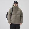 Men's 2025 Fashion Trend Black Hooded Down Jacket - 90% Down, Thick & Warm
