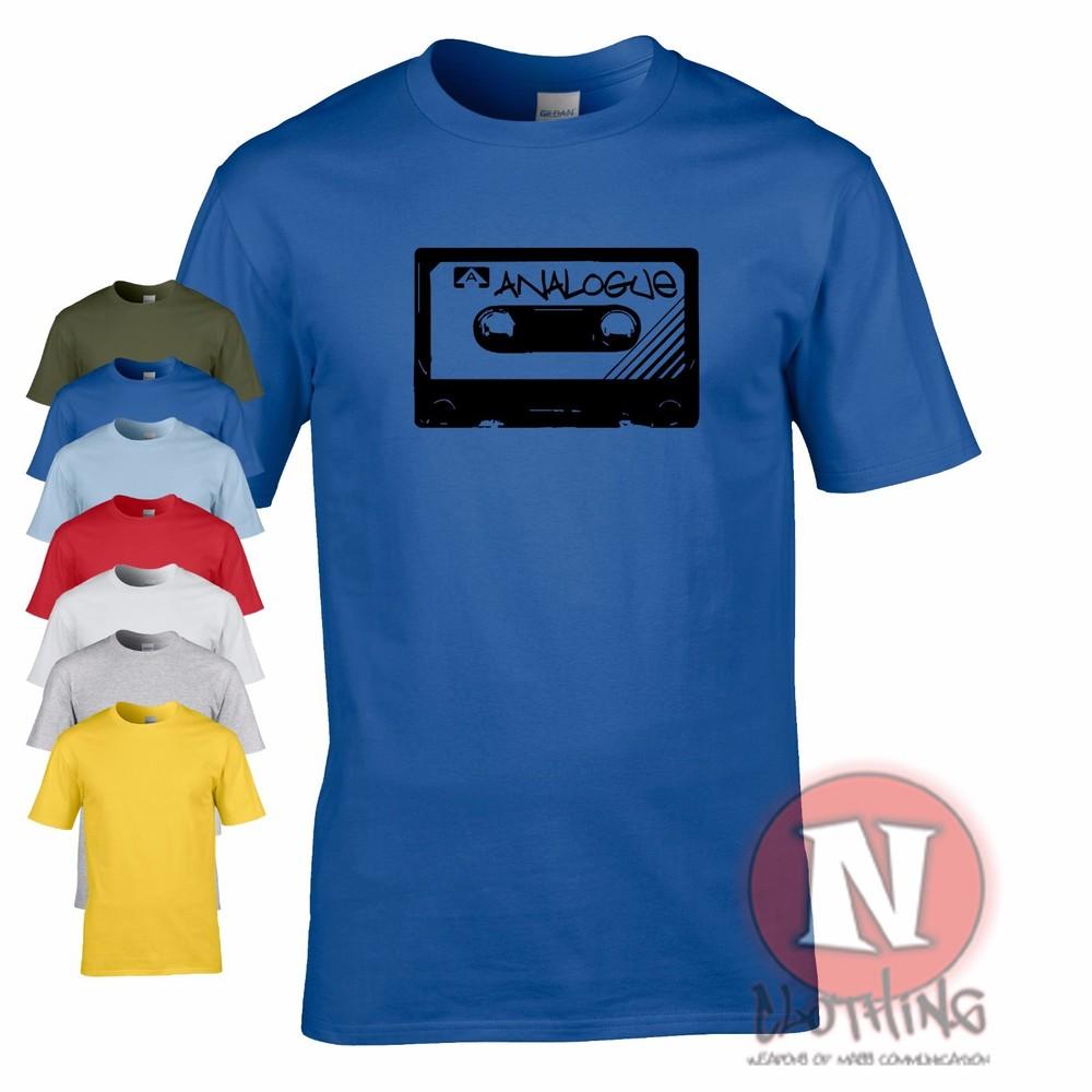 Analoge Kassette T-Shirt Rave Musik House Cool Old School Retro Tape Tee T-Shirt