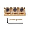 Guitar Lock Nut Electric Guitar Metal String Locking Nut with Mounting Screws and Wrench for Tremolo Bridge Lock System
