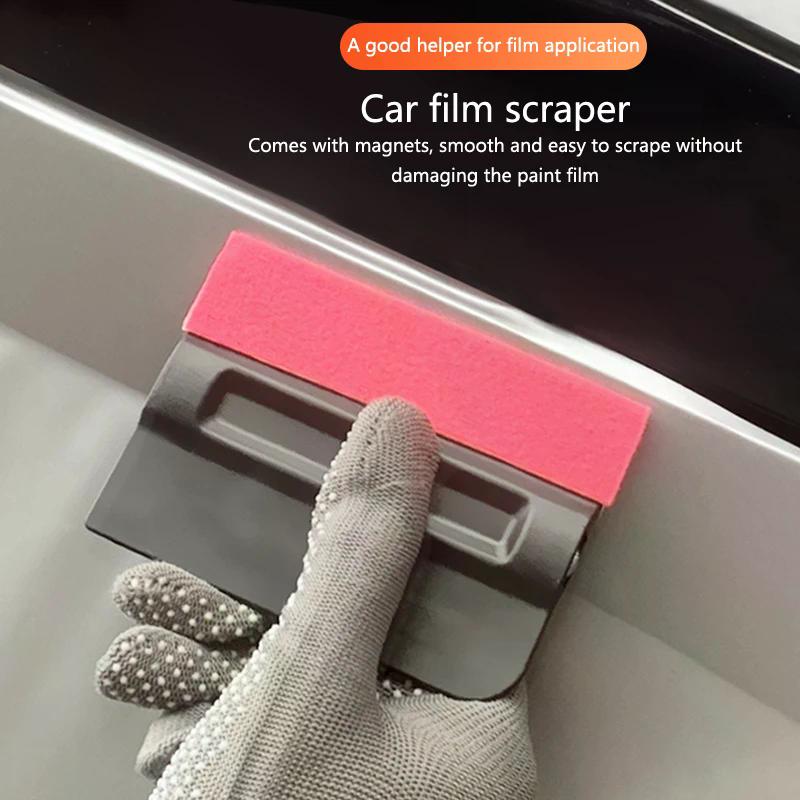 1 Pcs Magnetic Card Squeegee Felt Cloth Edge Squeegee No Scratch Applicator Car Window Tinting Film Tools