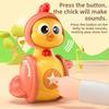 Fun Design Chicken Gliding Tumbler Toy Early Education Children's Toys  3-6-9 Months Old