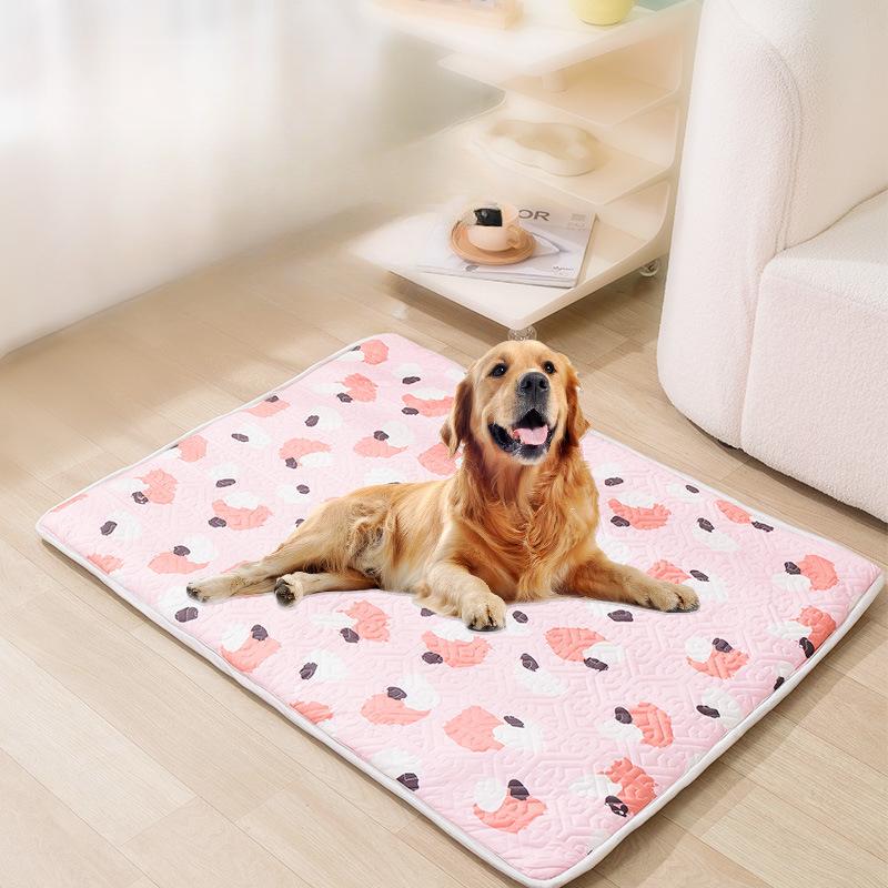 Summer Pet Mat  Dog Sleeping Mat  Cool and Comfortable Dog House and Cat Nest  Four-season Universal Non-slip Pet Mat