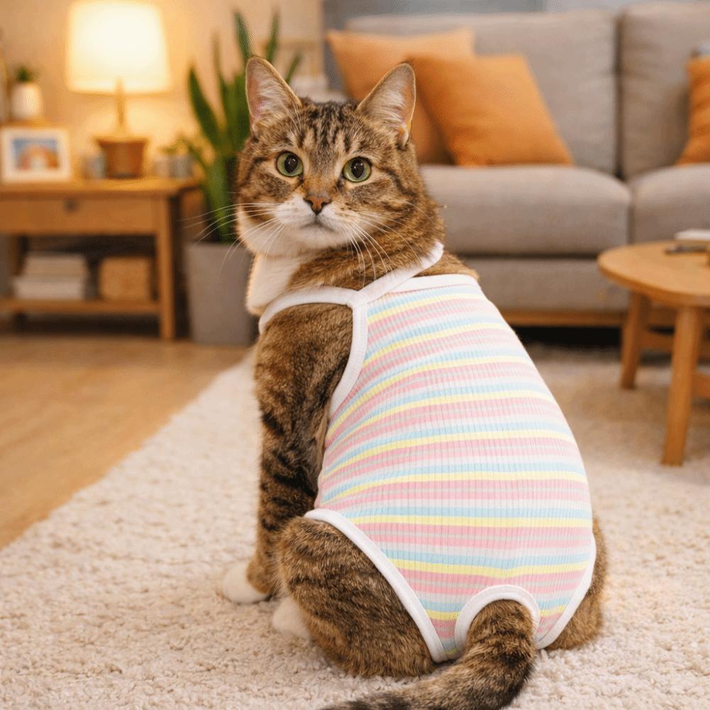 Breathable Pet Physiological Pants Stripe Dog Underwear Pet Safety Trousers  Pet Heat Cycle