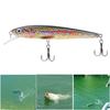 11CM Plastic 3D Fish Eye Minnow Lifelike Artificial Hard Bait Fishing Lures Tackle Accessory