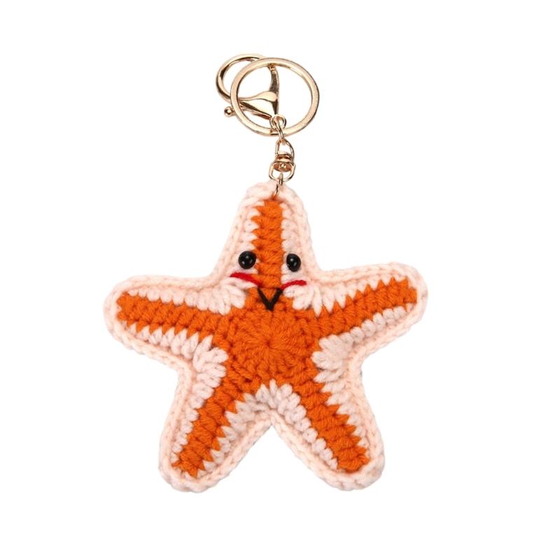 Unique Crochet Sea Animal Keyring Assortment Type Purse Hanging Decoration Handmade Ideal For Decoration Gifting