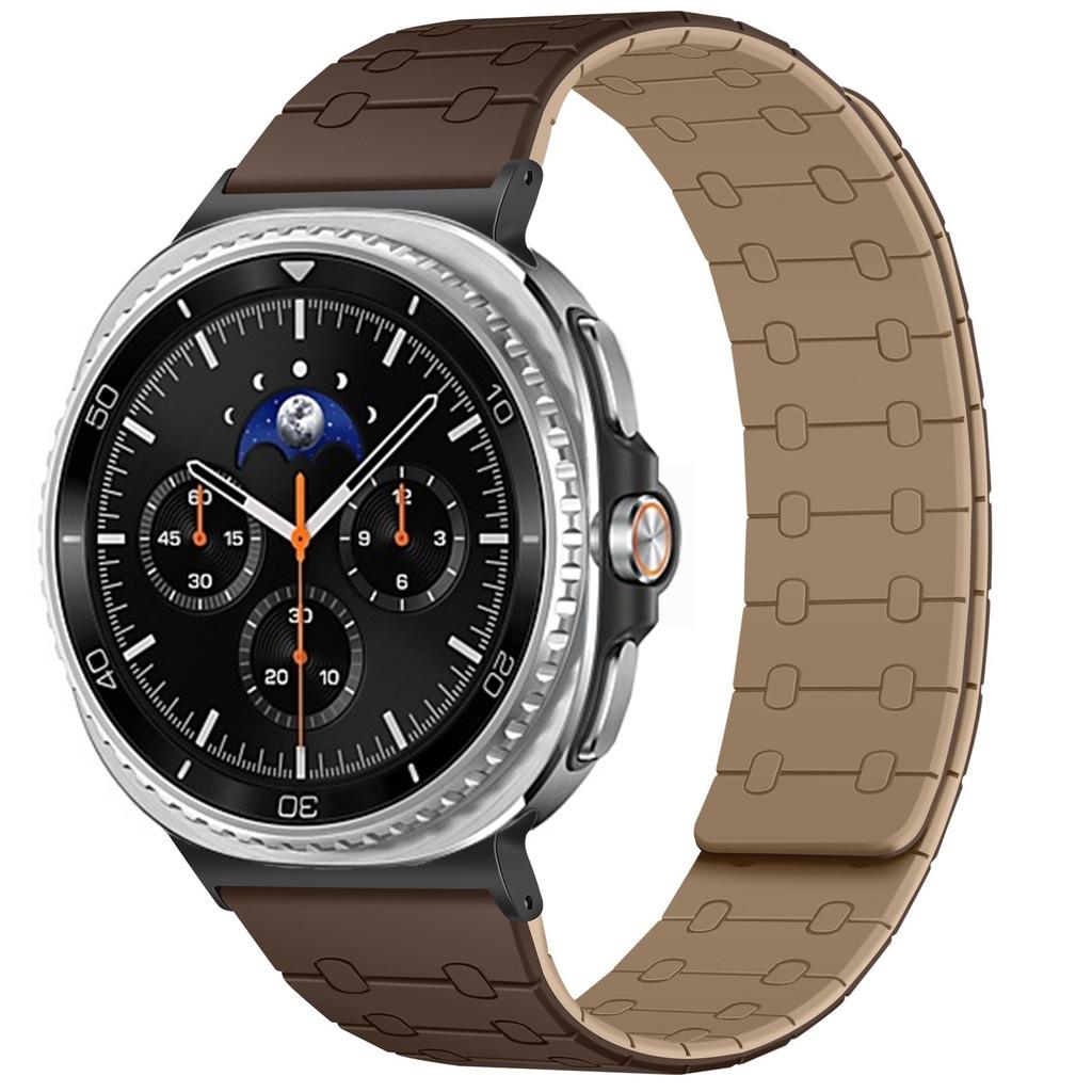 Magnetic Silicone Band for Samsung Galaxy Watch 8 40mm 44mm 8 Classic 46mm Sport Strap for Galaxy Watch Ultra 47mm 2025 Bracelet