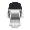 Women's Fashion Casual Print Round Neck Three-quarter Sleeve Short Dress