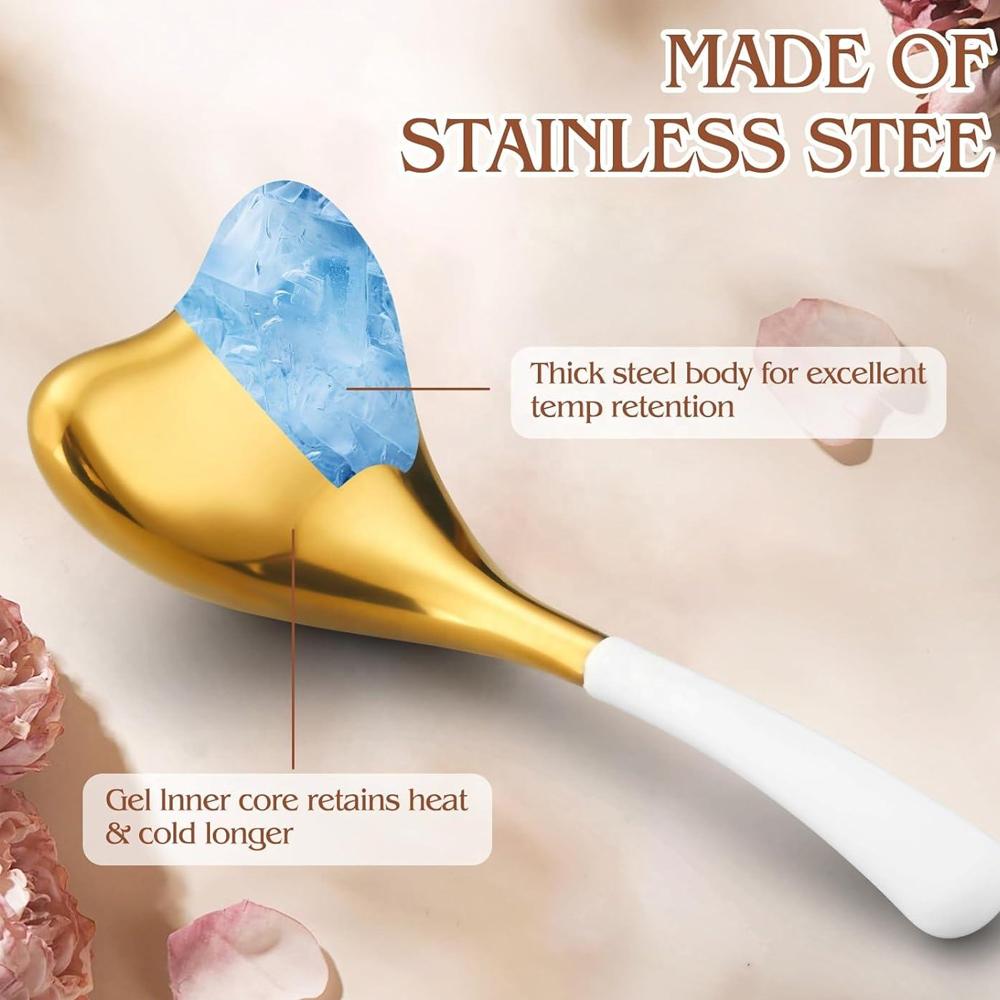 Ice Globes Facial Skin Care Tools for Women Face Eyes Stainless Steel Face Beauty Cryo Sticks Massage Tools Birthday Gift