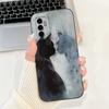 For Vivo V23e 5G Case V2126 Luxury Cat Flowers Painted Cover Soft TPU Phone Case For Vivo V23 Pro V 23 VivoV23 E Back Cover Bags