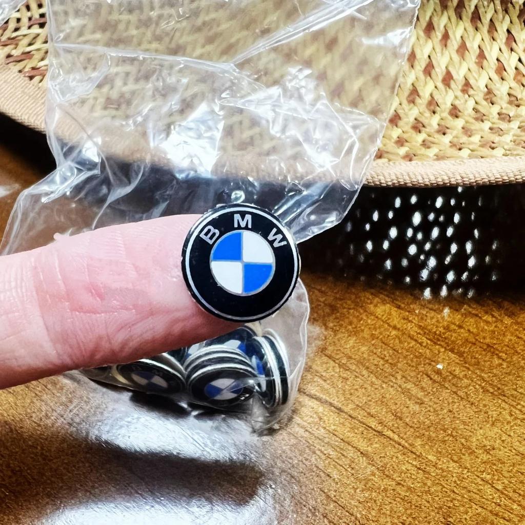 AAAQG1 11mm Car Key Sticker Logo 3D Metal Car Key Sticker Emblem For BMW F34 F10 F20 F48 F39 F30 F25 F26 F15 F16 F22 F32 E90