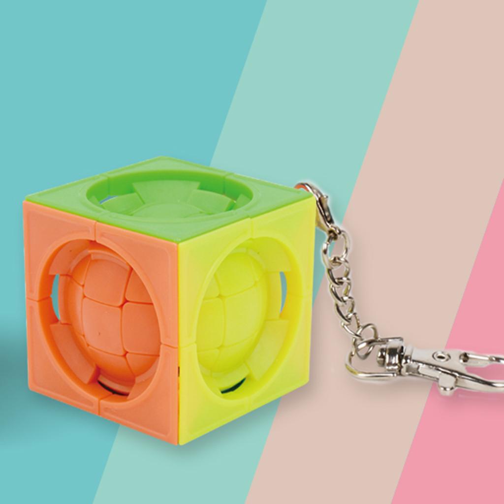 Magic Cube 2x2 3x3 4x4 5x5 pyramid MINI Key Chain stress-relieving puzzle professional smooth speed game children's toy gift