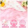 Reusable Pink Butterfly Bow Drinking Straw With Spiral Design For Kids And Party Use