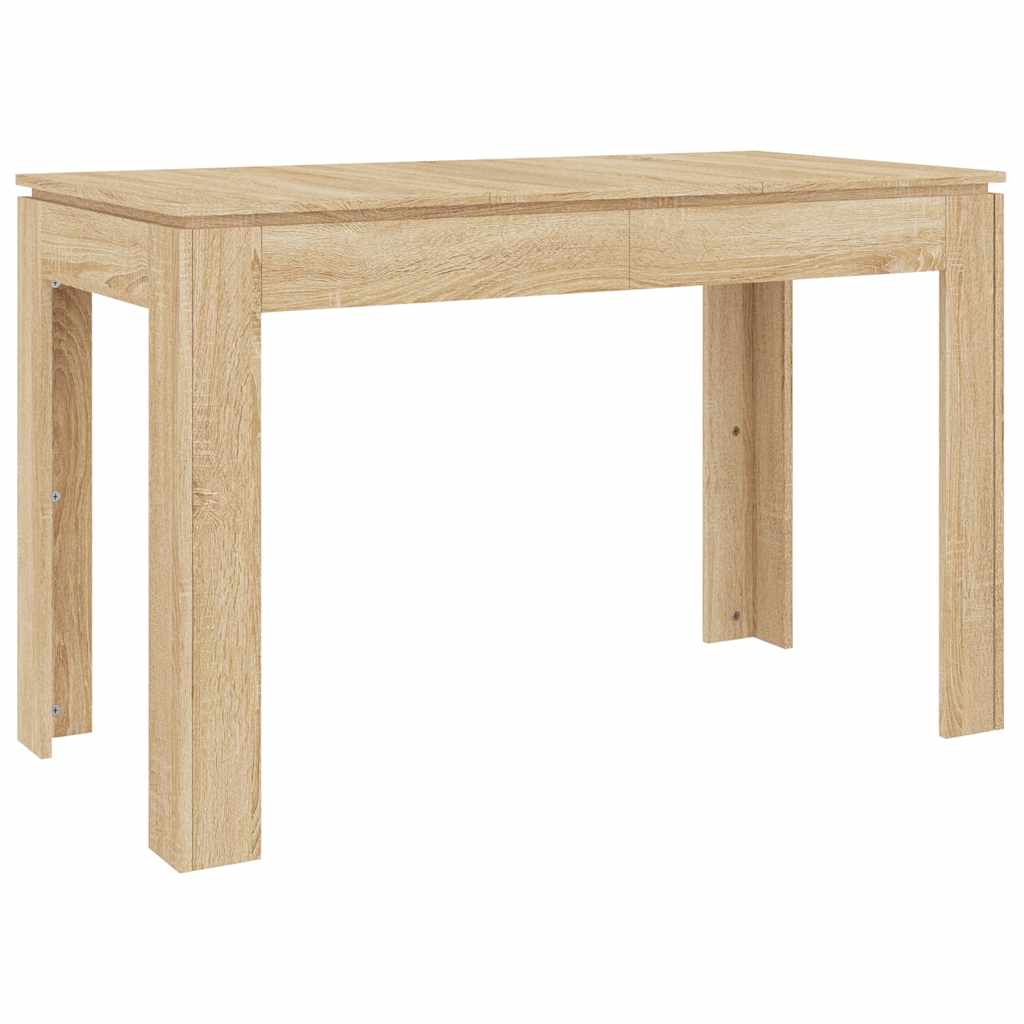 vidaXL Esstisch Sonoma-Eiche 120x60x76 cm Holzwerkstoff