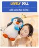 Plush Little Penguin Headphone Pillow - Stuffed Toy & Birthday Gift for Girls