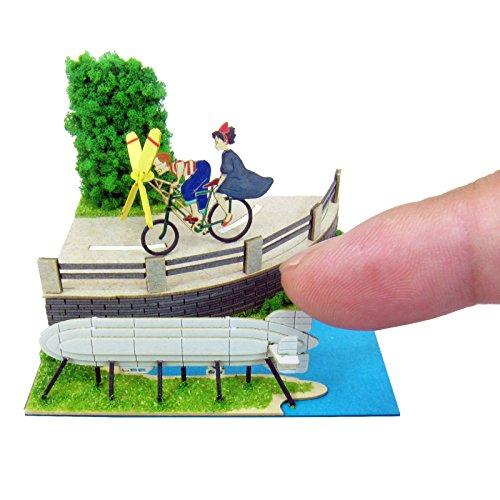 Sankei Studio Ghibli Mini Kiki's Delivery Service Dragonfly and Propeller Bicycle Non-Scale Paper Craft MP07-10