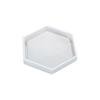 Coaster Silicone Bracket Holder Molds Geometric Shape Hexagonal Square Round Epoxy Resin Bracket for DIY Decoration