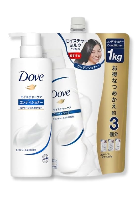 

Кондиционер для увлажнения Dove Помпа Содержит Молочко для увлажнения Основной 500г + Запасной блок 1000г Увлажняющий